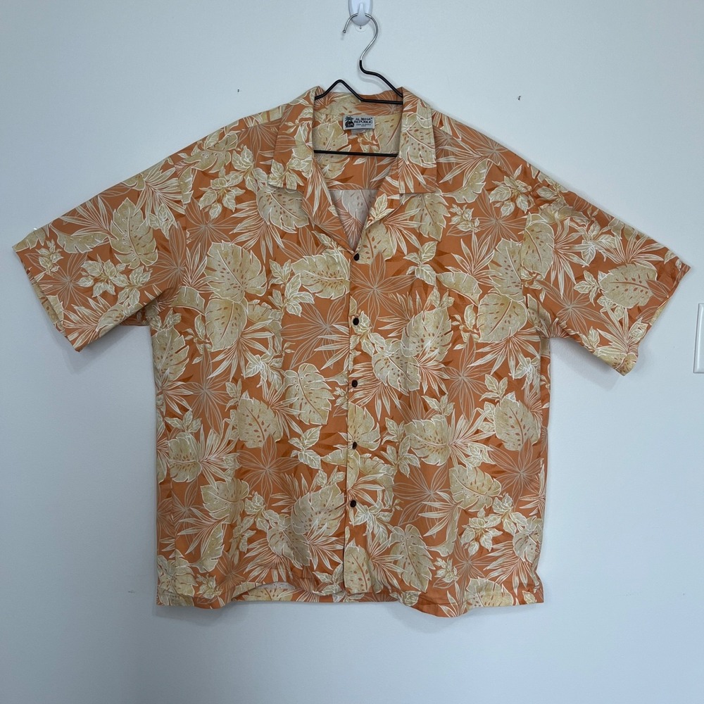 Vintage Aloha Republic Hawaiian Top Men's 3X Vacation Beach Tropical Resort Swim